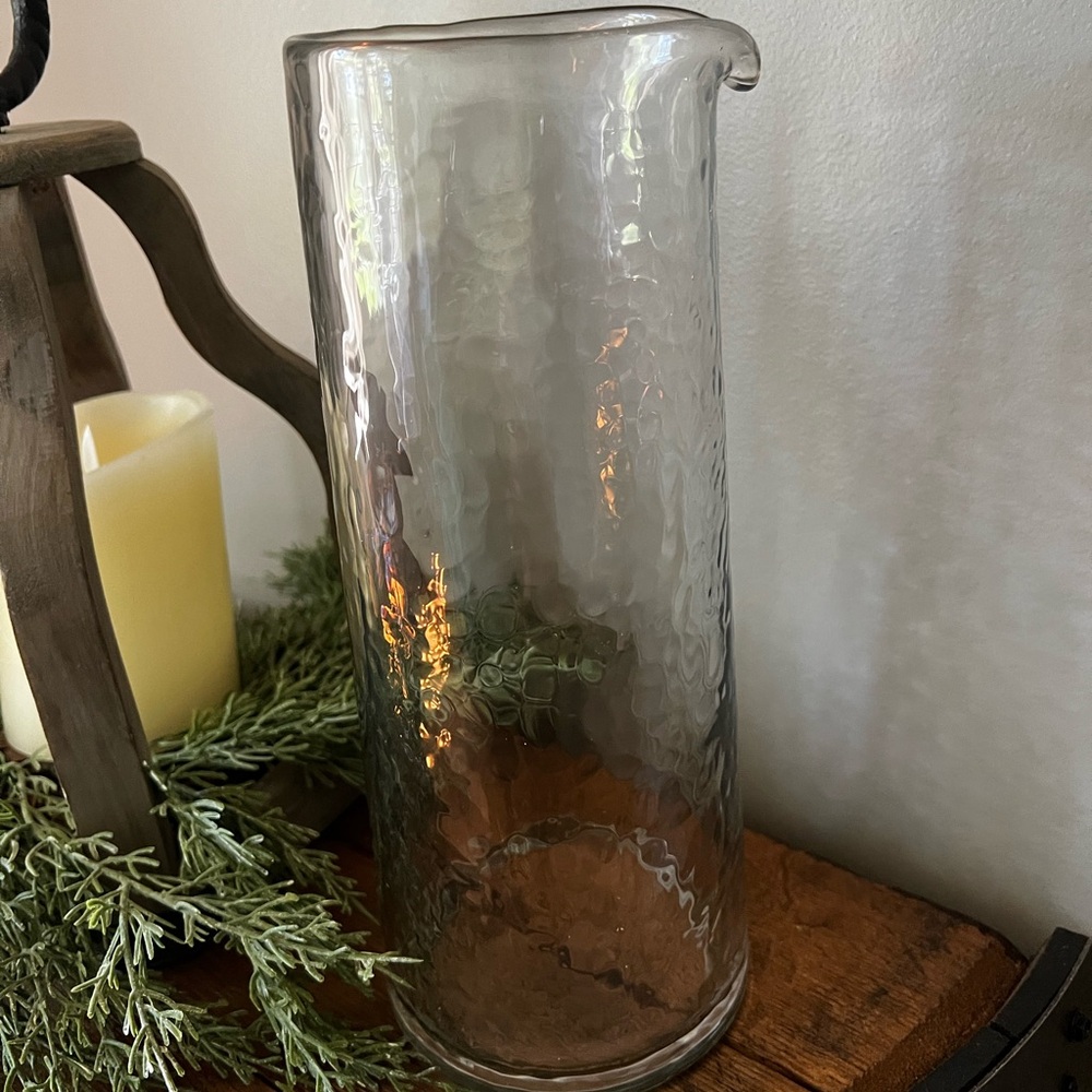 Rustic Glass Carafe - Magnolia Collection